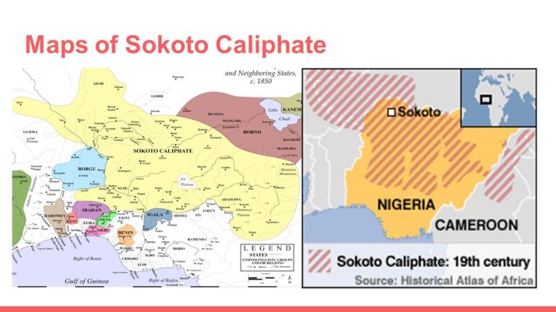 Maps of Sokoto Caliphate